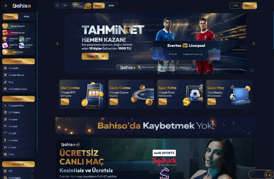 Bahiso ekran görüntüsü
